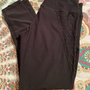90 degree black leggings
